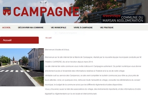 image : capture écran site internet de Campagne