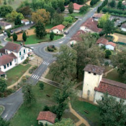 image : Contrat de ruralité - vue aérienne village