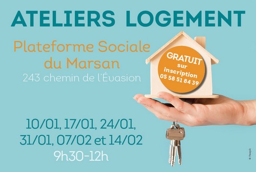image : Atelier logement janv-fev 2020 - Plateforme sociale du Marsan