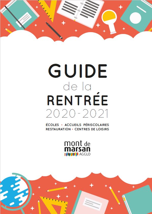 image : Couverture du guide de la rentrée scolaire 2020 - Mont de Marsan agglo