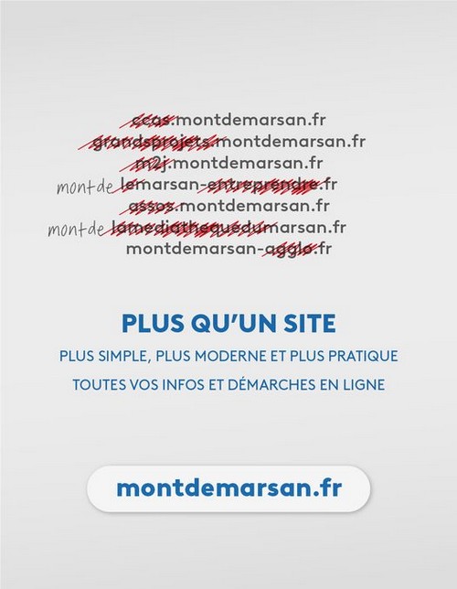 image : Annonce nouveau site Internet - Mont de Marsan et Agglo